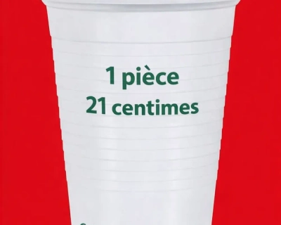 🇫🇷 Gobelet Plastique Jetable – 1 pièce 🇬🇧 Disposable Plastic Cup – 1 piece